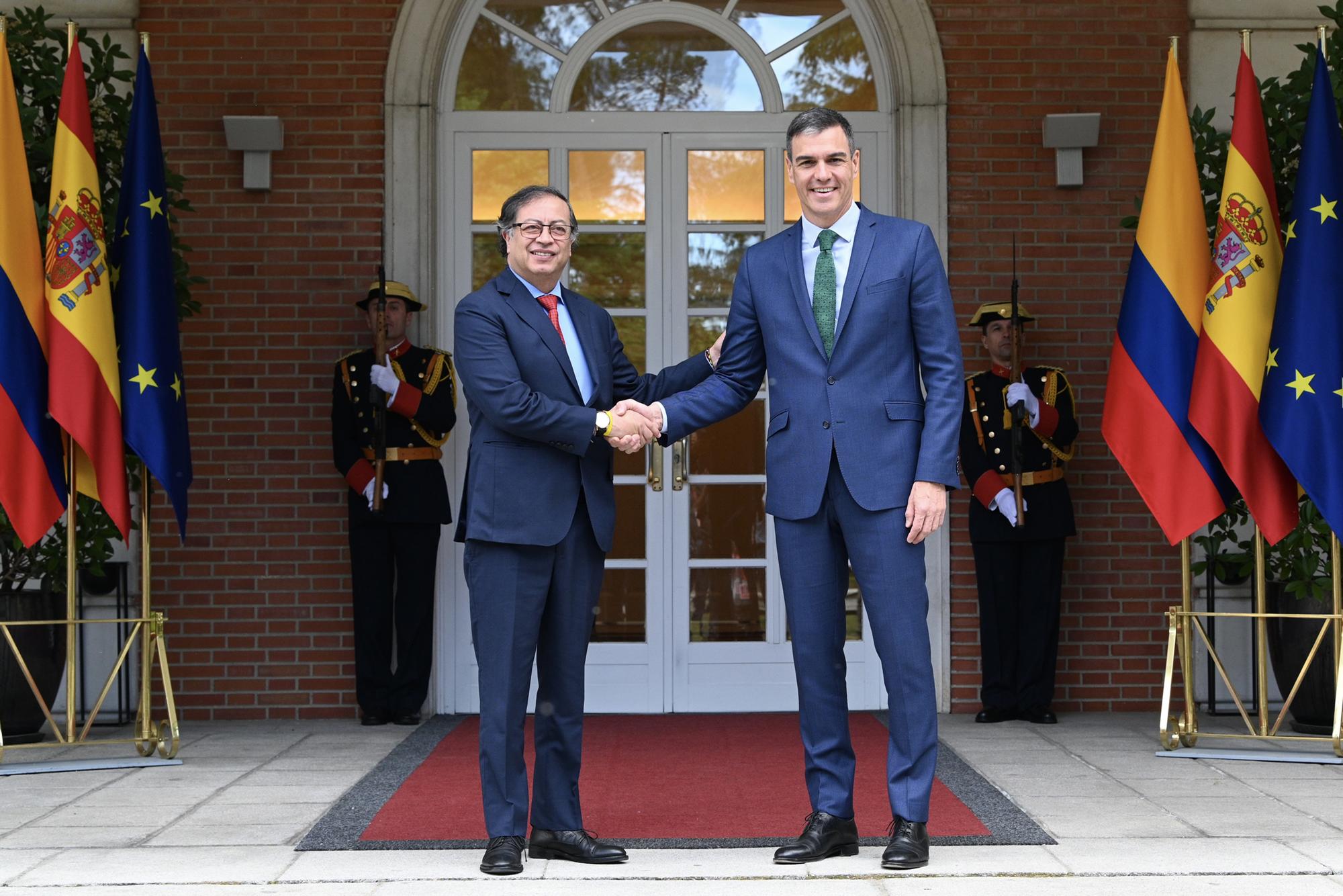 Gustavo Petro en La Moncloa